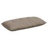 vidaXL R&uuml;cken Kissen Taupe 100 x 50 cm Mikrofaserstoff