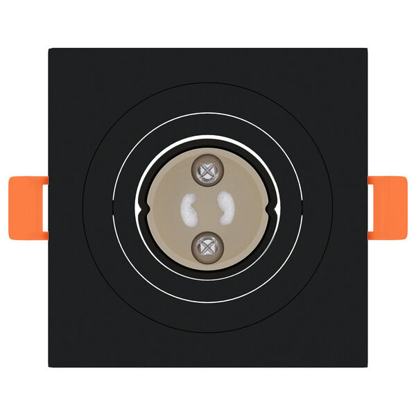 vidaXL Spotlights mit Strahlern 24 pcs Schwarz 9 x 9 x cm Aluminium