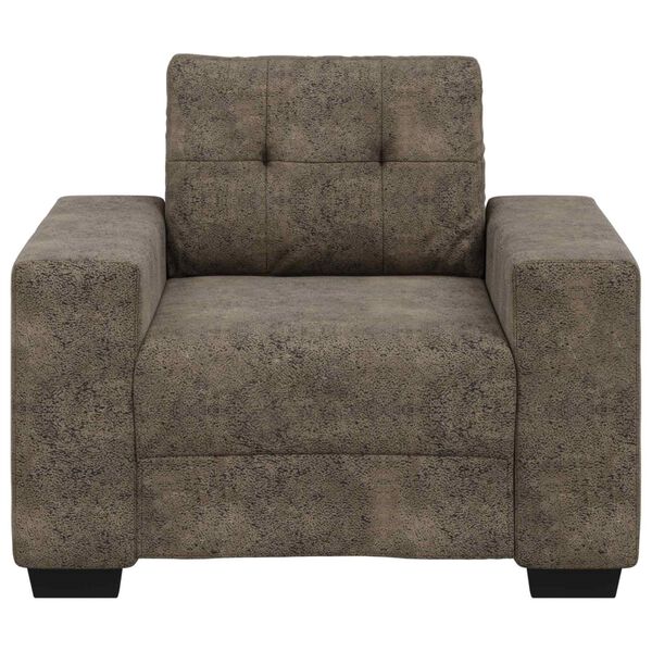 vidaXL Sofa-Sessel Dunkelgrau 60 cm Kunstleder