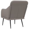 vidaXL Sessel Taupe 63x76x80 cm Stoff