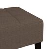 vidaXL Hocker Taupe Mikrofasergewebe