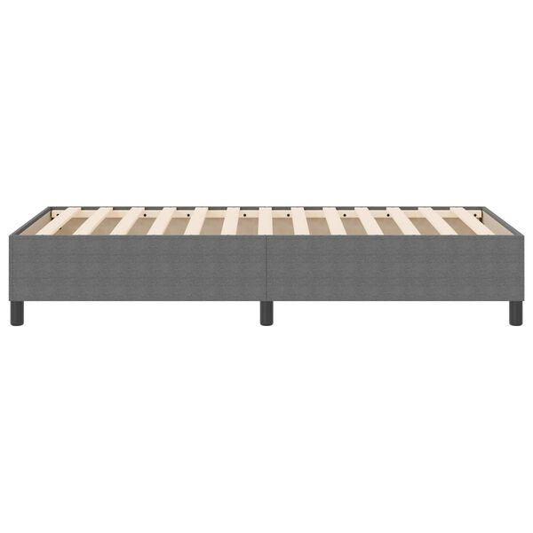 vidaXL Boxspringbett Hellgrau 100 x 200 cm Cordstoff