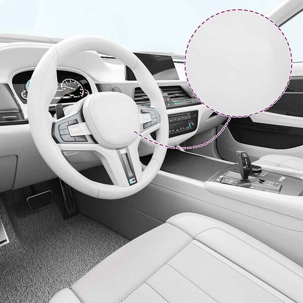 vidaXL Autofolien 2 Stk. 4D Wei&szlig; 100x150 cm