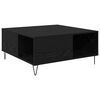 vidaXL Couchtisch Schwarz Eichen-Optik 80 x 80 x 36,5 cm Holzwerkstoff