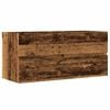 vidaXL Waschbeckenschrank Altholz-Optik 100x38,5x45 cm Holzwerkstoff