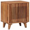 vidaXL Handgefertigter Nachttisch Natur 40 x 30 x 45 cm