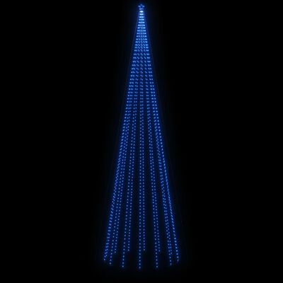 vidaXL Weihnachtsbaum Kegelform Blau 1134 LEDs 230x800 cm