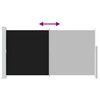 vidaXL Ausziehbare Seitenmarkise 170&times;300 cm Schwarz