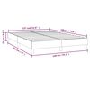 vidaXL Boxspringbettgestell Schwarz 140x190 cm Stoff
