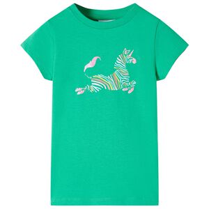 Kinder-T-Shirt Gr&uuml;n 116