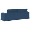 vidaXL Sofa 180cm Blau Metall