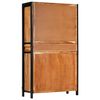 vidaXL Highboard 100 x 40 x 175 cm Massivholz Akazie