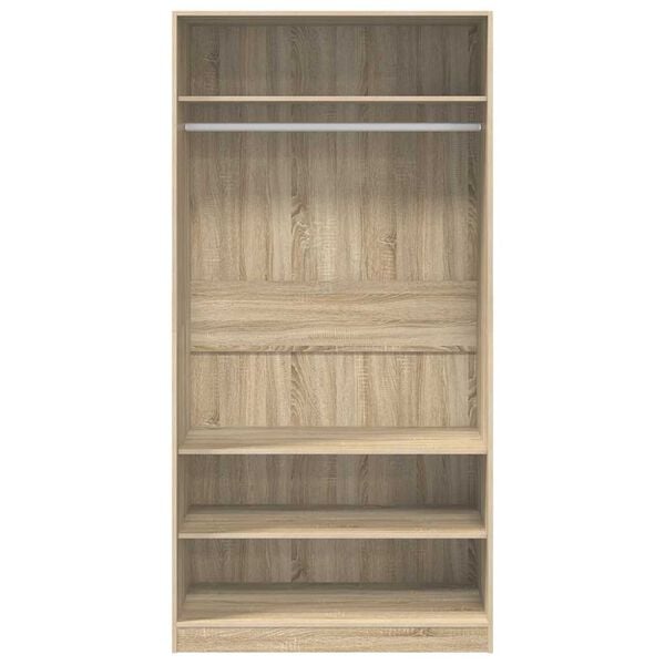 vidaXL Kleiderschrank Sonoma-Eiche 100x50x200 cm Holzwerkstoff
