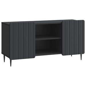 vidaXL TV-Schr&auml;nk 102 x 34,5 x 52 cm Schwarz Holzwerkstoff