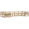 vidaXL Outdoor-Sofagarnitur 7 pcs Wei&szlig; Massivholz Akazie