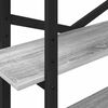 vidaXL B&uuml;cherregal Graues Sonoma 100 x 33,5 x 178 cm Holzwerkstoff