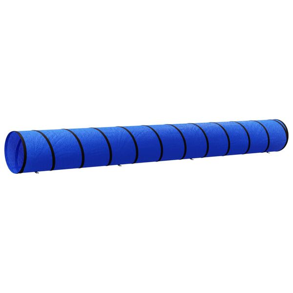 vidaXL Hundetunnel Blau &Oslash; 55x500 cm Polyester