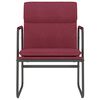 vidaXL Loungesessel Weinrot 55x64x80 cm Stoff
