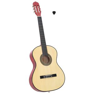 vidaXL Klassische Gitarre f&uuml;r Anf&auml;nger 4/4 39" Lindenholz