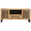 vidaXL TV-Schrank 100x34x46 cm Raues Massives Mangoholz