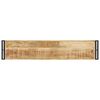 vidaXL Konsolentisch 150x30x75 cm Raues Mangoholz