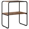 vidaXL Konsolentisch Ger&auml;ucherte Eiche 100 x 42,5 x 70 cm