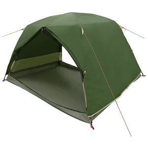 vidaXL Trekkingzelt Gr&uuml;n 2-Personen 185T Polyester mit PU-Beschichtung