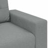 vidaXL Zweisitzer-Sofa Hellgrau 160x77x82 cm Stoff