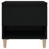 vidaXL Nachttische 2 Stk. Schwarz 50x46x50 cm Holzwerkstoff