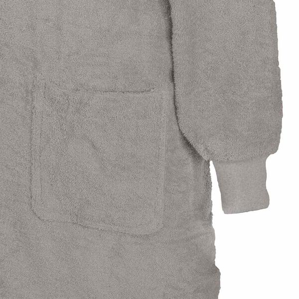 vidaXL Decken-Hoodie KINN Grau L Baumwolle