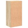 vidaXL B&uuml;cherregal 2 F&auml;cher Sonoma-Eiche 40x30x76,5 cm Holzwerkstoff