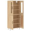 vidaXL Highboard Sonoma-Eiche 69,5x34x180 cm Holzwerkstoff