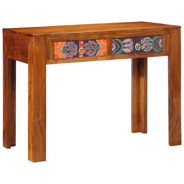 vidaXL Schreibtisch mit Schubladen mit Speicher Braun 100 x 50 x 75 cm