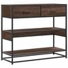 vidaXL Konsolentisch Braun Eichen-Optik 90x35x80 cm Holzwerkstoff