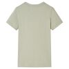 Kinder-T-Shirt Helles Khaki 92