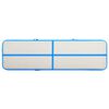 vidaXL Aufblasbare Gymnastikmatte mit Pumpe 800x100x15 cm PVC Blau