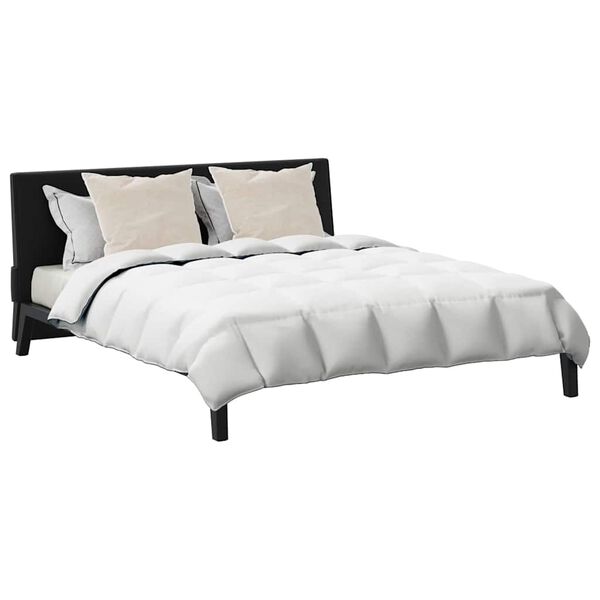 vidaXL Winterbettdecke mit Kissen 3 pcs Weiß Daunenfeder