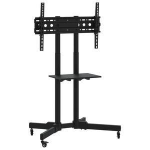 vidaXL TV-St&auml;nder R&auml;dern 32-70 Zoll Bildschirm Max VESA 600x400mm 50kg