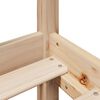 vidaXL Massivholzbett ohne Matratze 75x190 cm Kiefernholz