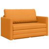 vidaXL Schlafsofa 110cm Dunkelgelb Stoff