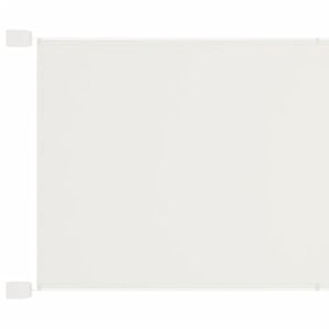 vidaXL Senkrechtmarkise Wei&szlig; 140x1200 cm Oxford-Gewebe