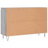 vidaXL Sideboard Grau Sonoma 101,5x35x70 cm Holzwerkstoff