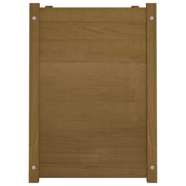 vidaXL Pflanzkübel Honigbraun 100x50x70 cm Massivholz Kiefer