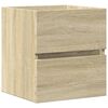 vidaXL Waschbeckenunterschrank Sonoma-Eiche 41x38,5x45cm Holzwerkstoff