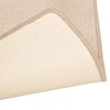 vidaXL Hochflor-Bettvorleger 3 Stk. Beige