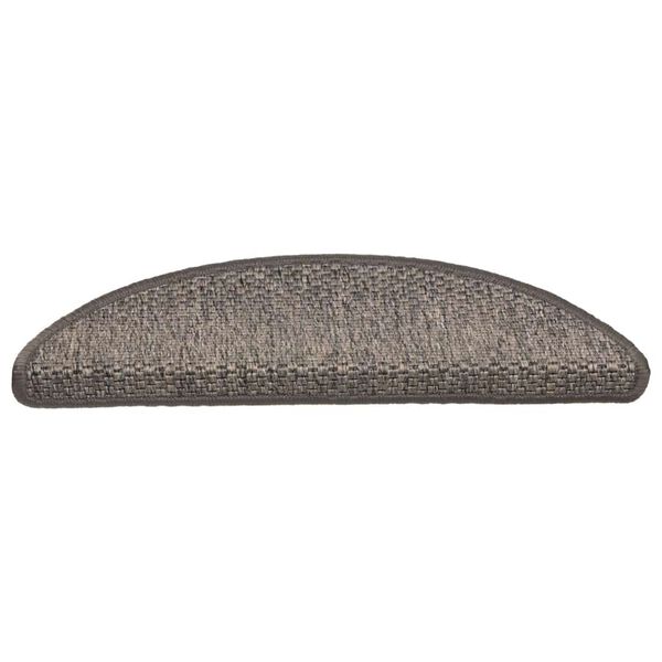 vidaXL Treppenmatten Selbstklebend Sisal-Look 15 Stk 56x17x3 Hellbraun