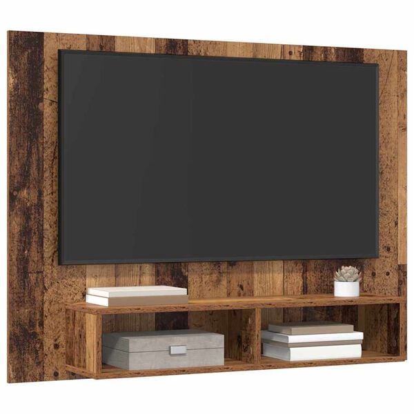 vidaXL TV-Schrankset Altholz 120 x 23,5 x 90 cm Holzwerkstoff
