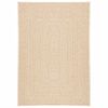 vidaXL Teppich ZIZUR Beige 120x170 cm Jute-Optik Indoor und Outdoor