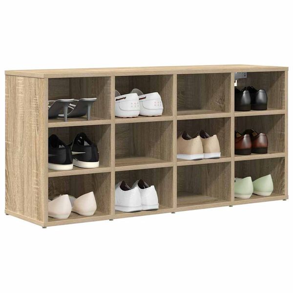vidaXL Schuhschrank Sonoma-Eiche 103 x 30 x 51 cm Holzwerkstoff