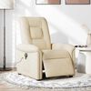 vidaXL Massagesessel Elektrisch Creme Stoff